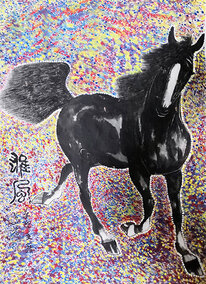 张志斌作品  《雄风》